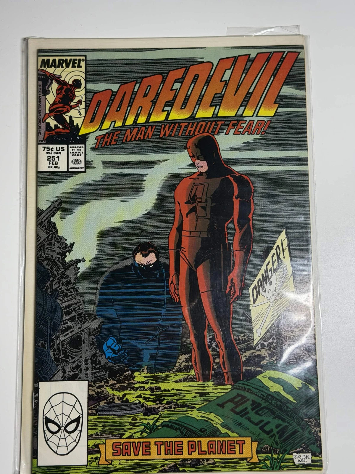 Daredevil #251 (Feb 1988 Marvel) Ann Nocenti & John Romita Jr - VF/NM
